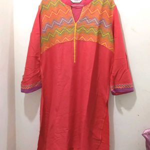 BIBA Embroided Kurta Xxl