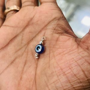 Pure Silver Evil Eye Pendent