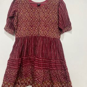 Red Colour Tunic