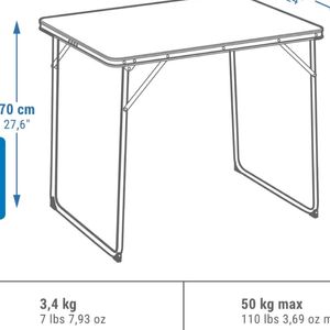 Folding Table For Outdoor Stall With Original Box