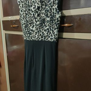 Cheetah Print Black Bodycon Dress