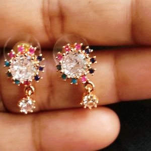 Press Fit Diamond Earring