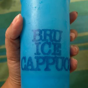 Bru Ice Cappucino Plastic Shaker Glass (blue)
