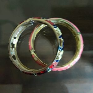 2 Bracelets Which are a Nice Indian wear Accessory