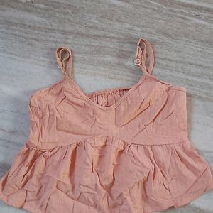 Dusty Pink Cute Crop Top