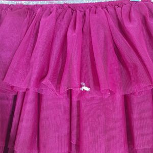 Rose Pink Mini Skirt (Girl's)