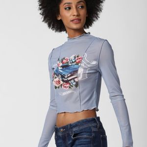 Forever 21 Mesh Top (Hotwheels)