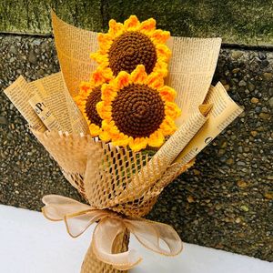 Crochet Sunflower Bouquet 🌻