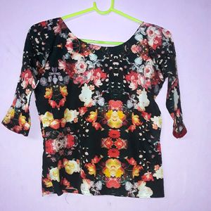 Floral Print Croptop