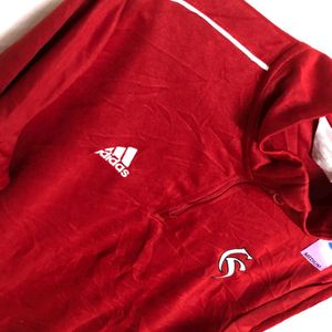 Adidas Red Long Sleeve T Shirt