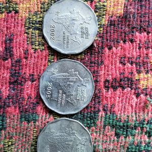 3 Rare National Integration Coins Of India ₹2