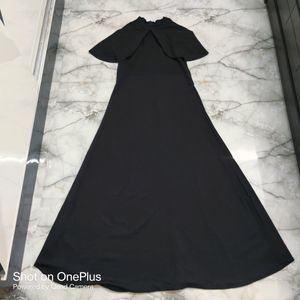 Designer Semi Mermaid shape Black Party Wear