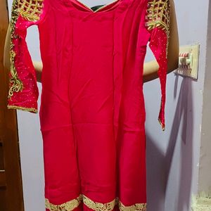 Aline Dress With Dupatta And Chudidaar