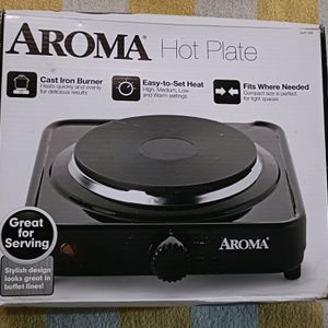 Aroma AHP 303 Single Burner Hot Plate Black (120V)