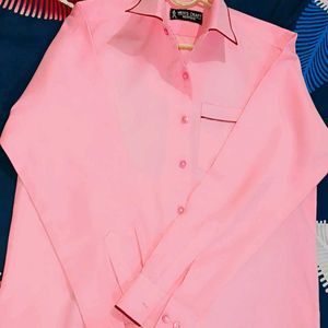 (men's craft)Baby Pink Shirt For Men