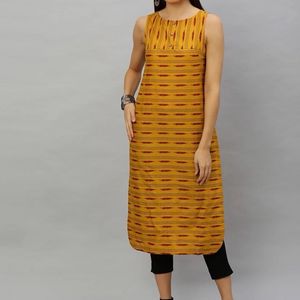 yellow casual kurti🧡