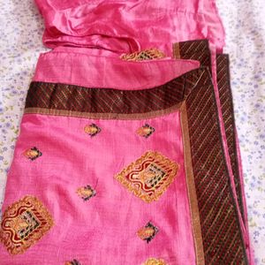 Wedding Saree +Free Silk Sare