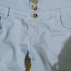 Blue High Waist Jeans