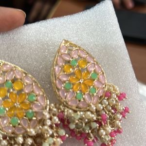 Multi Beads Earring