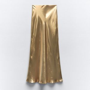 Zara Metallic Skirt