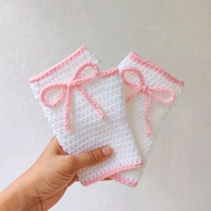 Crochet Bow Gloves