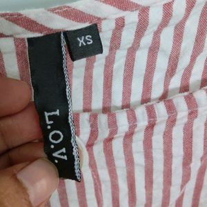 L.O.V Striped Dress