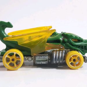 Collectible Hot Wheels Dragon Blaster Green Car