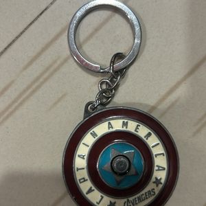 Captain America Spinning Keychain ( Fidget)