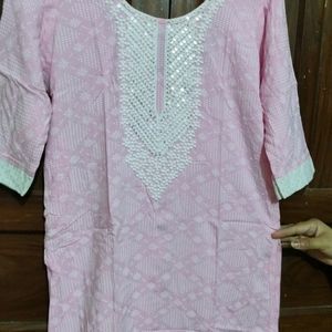 Short Kurta With Salwar And Dupatta