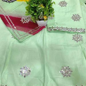 🌟LIMITED STOCK BOOK FAST🌟 COTTON RAJPUTI SUIT