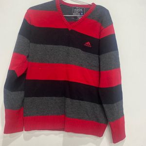 Red Colour Woollen sweatshirt