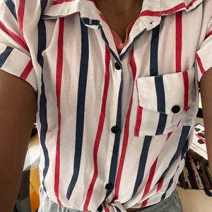 Tie Up Shirt For Women