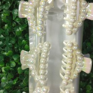 Korean Pearl Clips(pack Of 6)