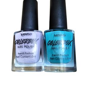 Miniso Colorbox Nail Polish Combo Of 2