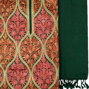 Womens Woollen Kashmiri Embroidery Salwar Suit