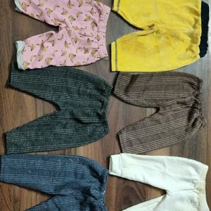 Assorted Pyjamas Pack Of 6 for Newborn Babies