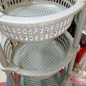 🤩3 Layer foldable Organiser basket ✨