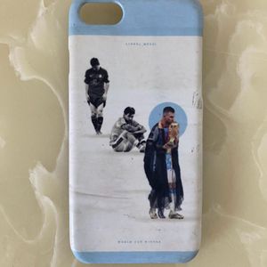 Iphone 7 and 8 Back Cover Messi Print