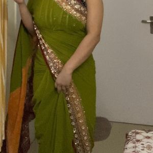 Heavy  Party Wear Saree