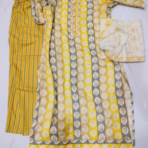 Yellow Mustard Suit Set