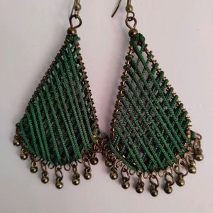 Green Earrings