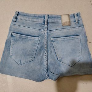 Blue Denim Shorts