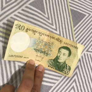 Bhutan 🇧🇹 20 Rs Currency 💴