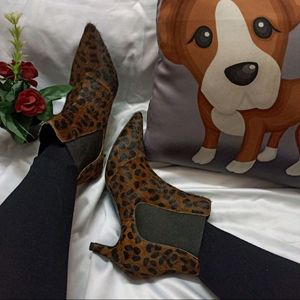 Leopard Print Boots