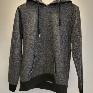 Grey Striaght Hoodie