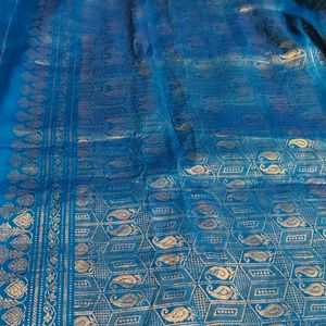 Pure Kanchi Pattu Saree 💙