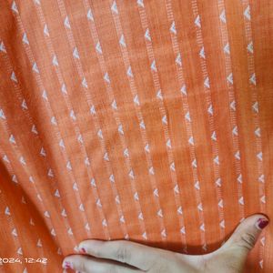 Orange Straight Kurti