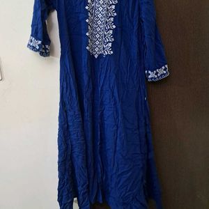 Navy Blue Kurta