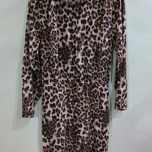 Cheetah Print One Piece Mid Length Women