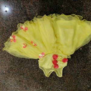 Yellow Girl Frock